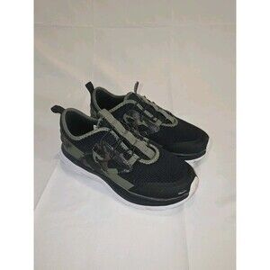 Athletics Works Camouflage YTH  Size 1 Memory Foam Odor Control Slip On Boys